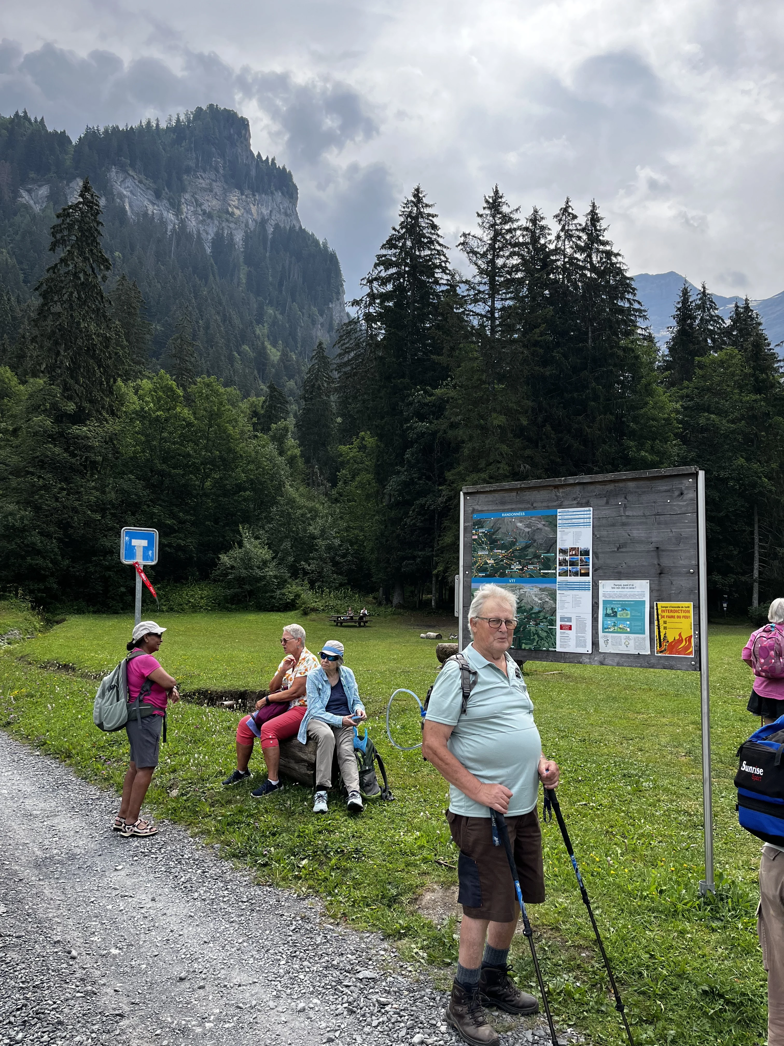 Sur le retour aux Diablerets